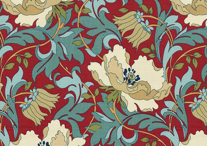 Art Deco, Cherry - Made to Measure Curtains - Image 8